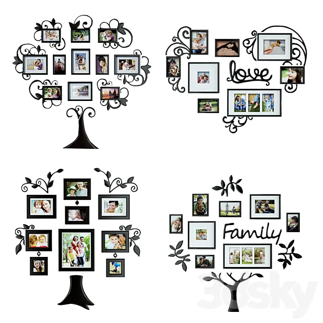 Family tree 3DSMax File