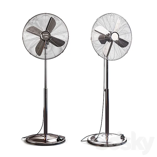 Fan Vitek Airo2 VT-1921CH. 3DS Max Model