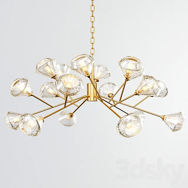 Fango chandelier 3DS Max Model