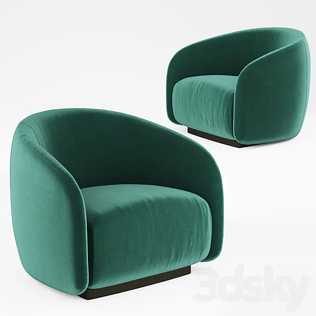 Fanny armchair by Casa Fendi 3DSMax File