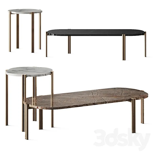 Fanti Bozzetti Menegon Ofiuco Coffee Tables 3ds Max