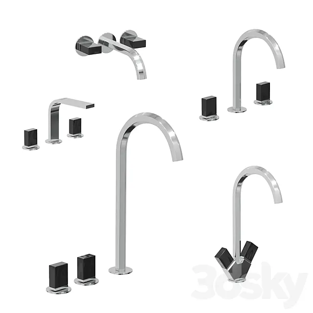 Fantini Venezia sink faucet collection 3ds Max