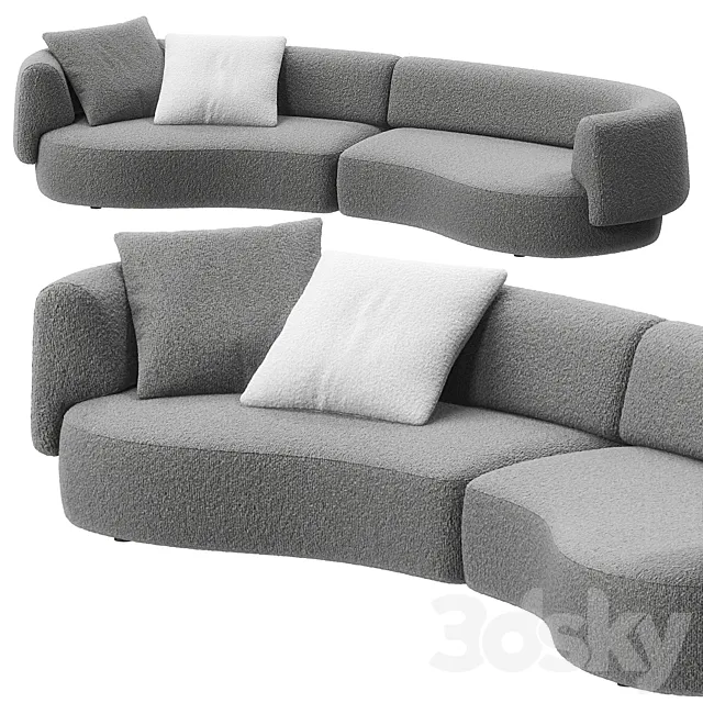 Fao sofa by Christophe Delcourt 3DSMax File