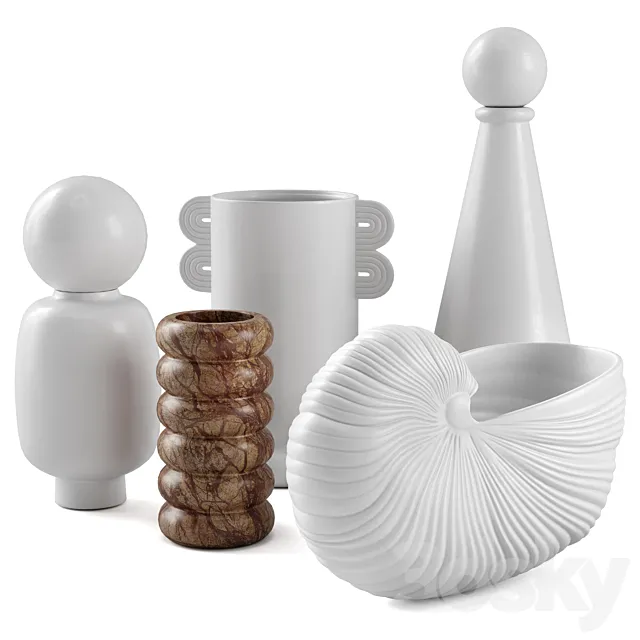 Farm Vases set 3ds Max