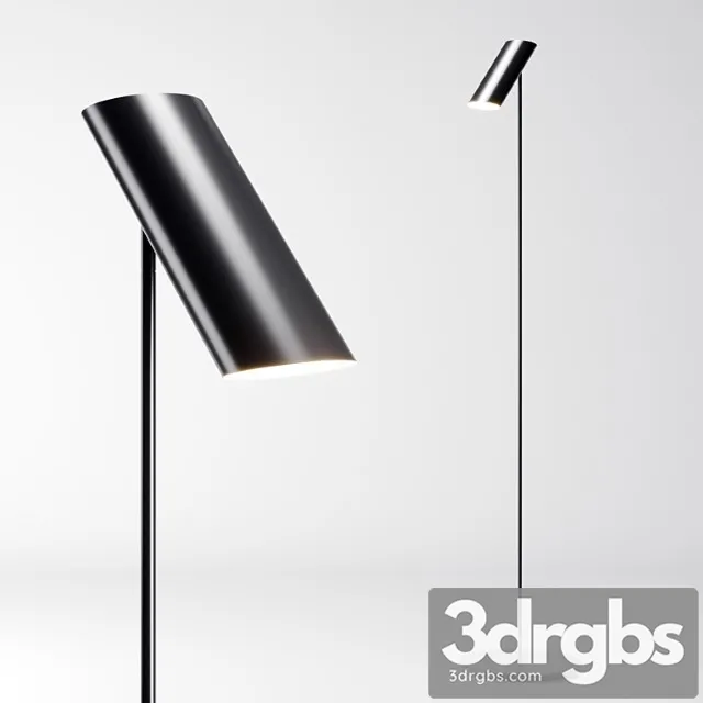 Faro link black floor lamp