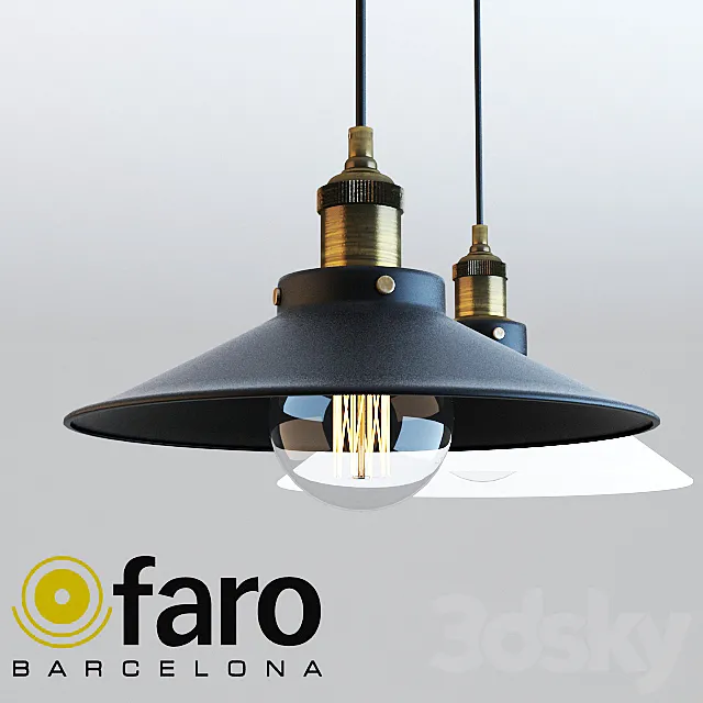 Faro Marlin pendant 3ds Max