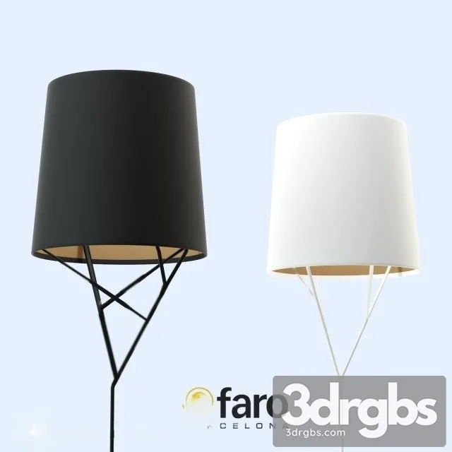 Faro Tree Floor Lamp Black White 3dsmax Download