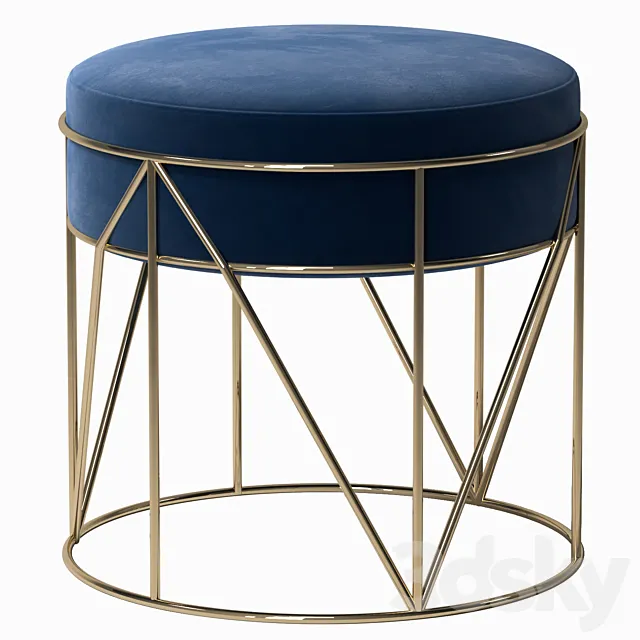 Fashion small stool 3DS Max Model