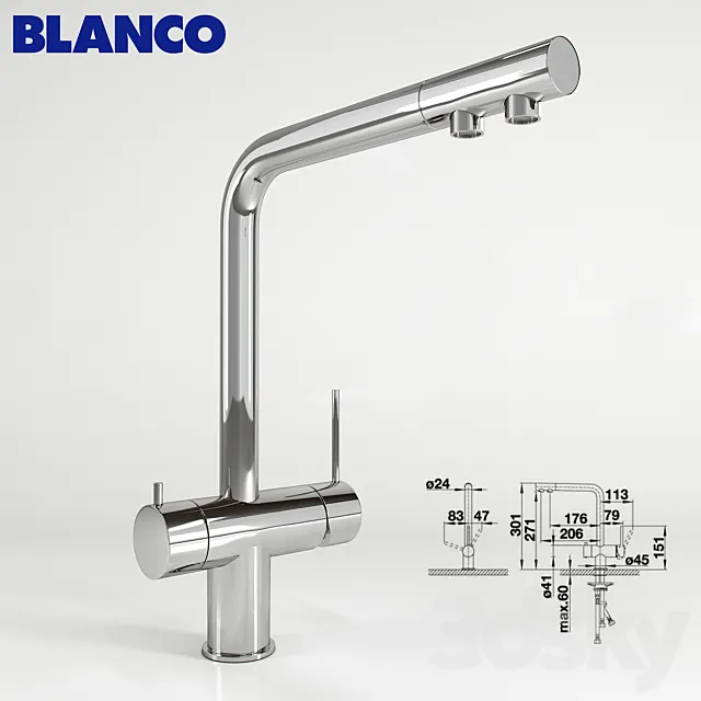 Faucet Blanco Fontas 3DSMax File