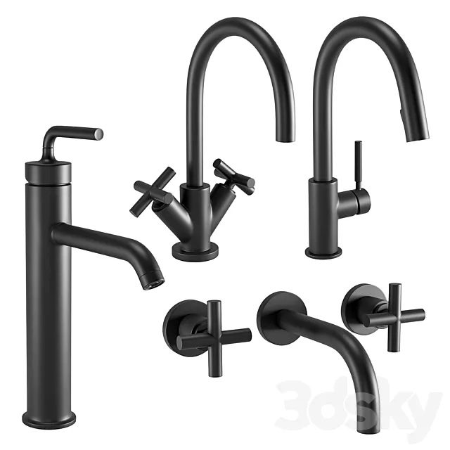 Faucet Set 3 3ds Max