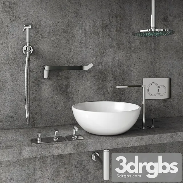 Faucets and Accessories Bagno Design 3dsmax Download