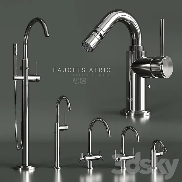 Faucets grohe atrio 3DSMax File