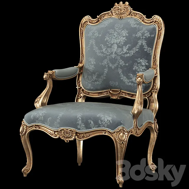 Fauteuil a la reine armchair 3DSMax File