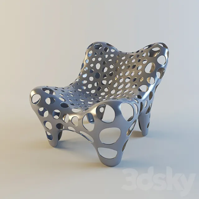 Fauteuil II Armchair 3DS Max Model