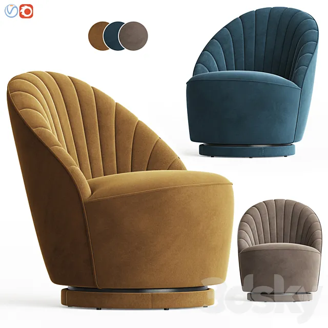 Fauteuil Madison Armchair Homestock 3ds Max