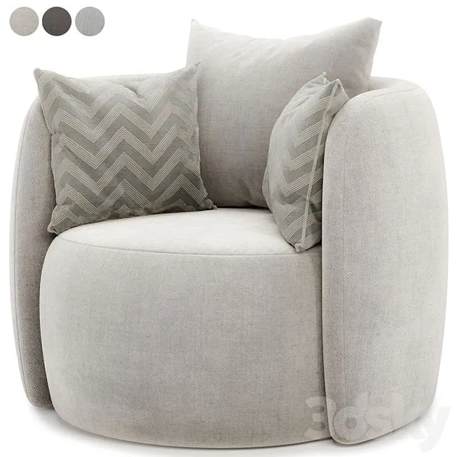 Fauteuil Terra armchair 3dsMax Model