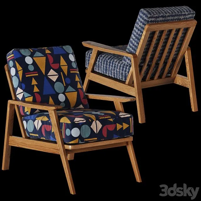 Fauteuil vintage by La Redoute 3dsMax Model