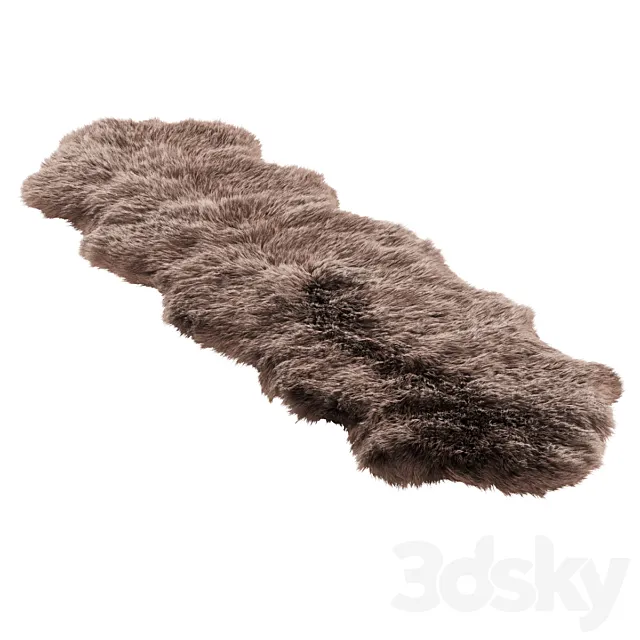 Faux Fur Sheepskin 3ds Max