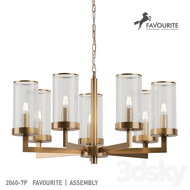 Favor 2060-7P 3ds Max