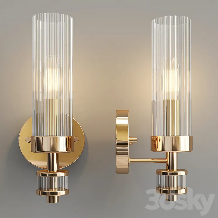 Favorite 2673-1W Aesthetic Sconce 3DS Max