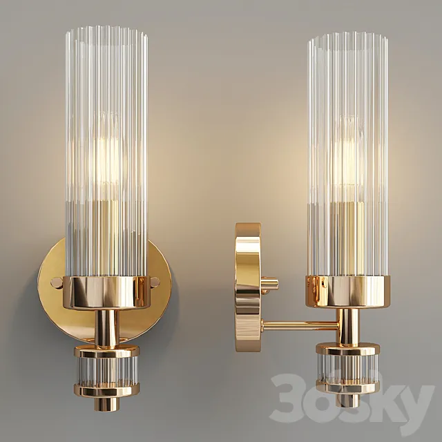 Favorite 2673-1W Aesthetic Sconce 3DSMax File