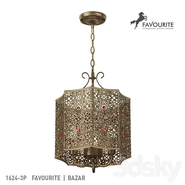 Favourite 1624-3P 3ds Max