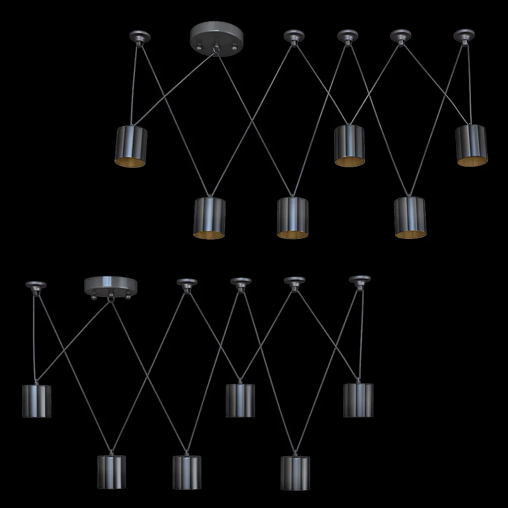 FAVOURITE – Chandelier Actuel 1441-6P 3ds Max