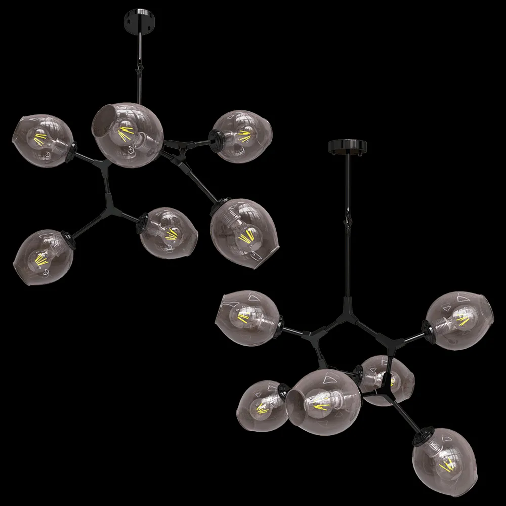 FAVOURITE – Chandelier Bolos 1742-6P 3ds Max