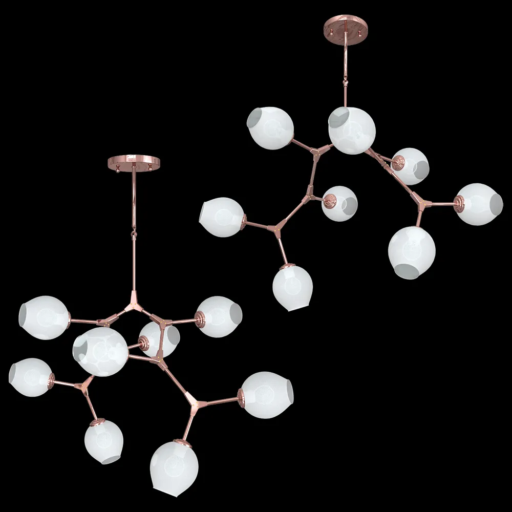 FAVOURITE – Chandelier Bolos 1743-8P 3ds Max