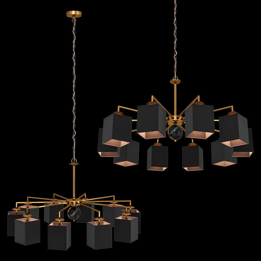 FAVOURITE – Chandelier Diva 2822-10P 3ds Max