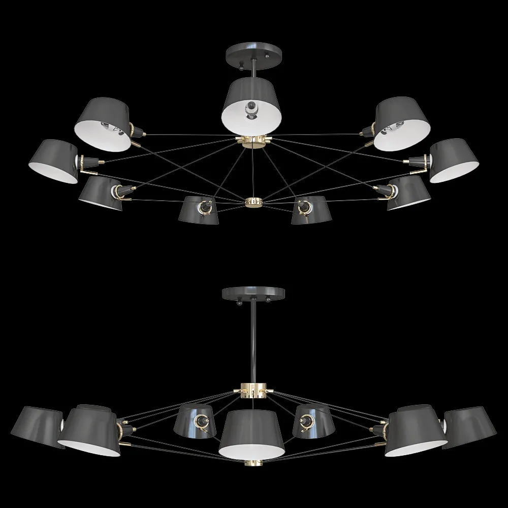 FAVOURITE – Chandelier Eimer 1512-9P 3ds Max