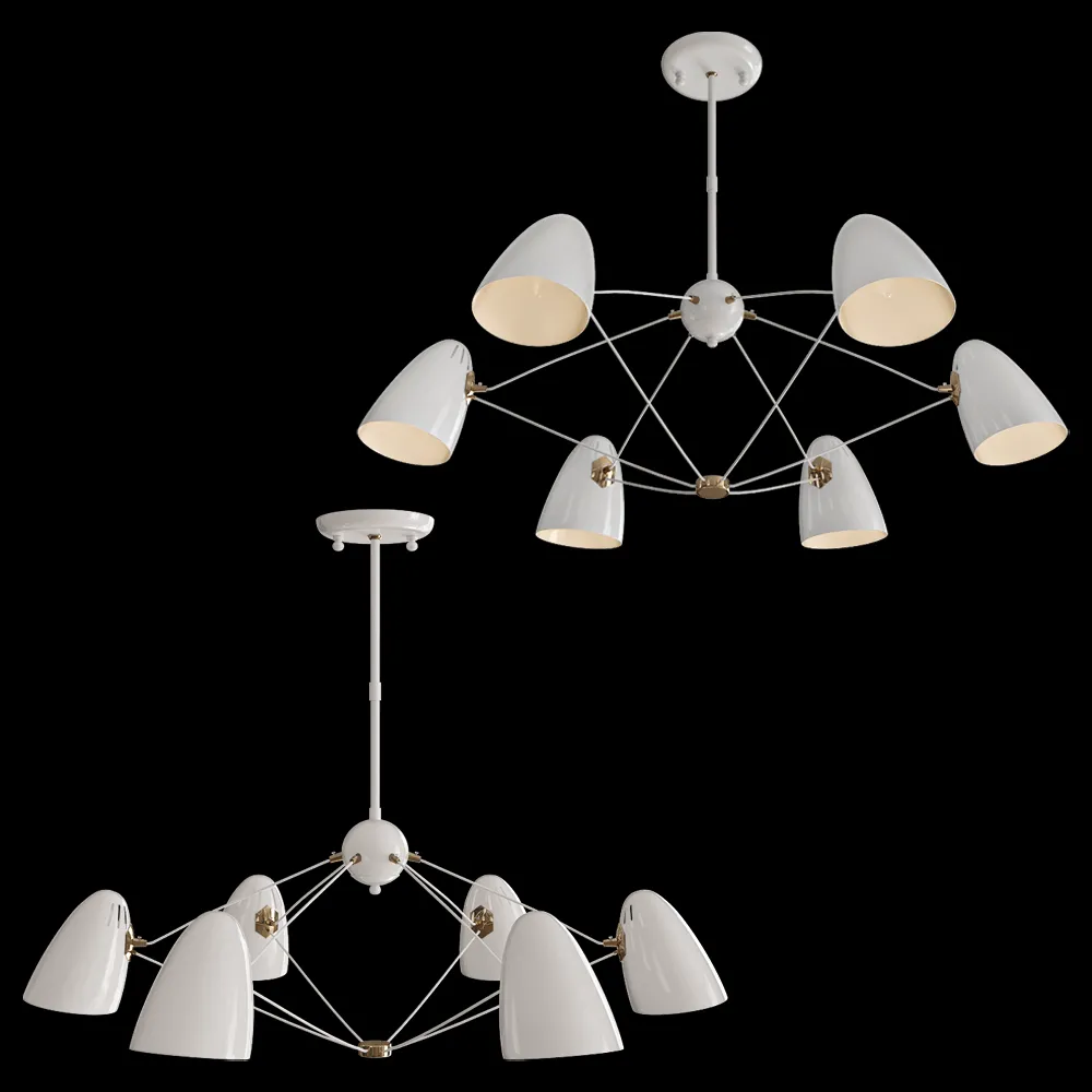FAVOURITE – Chandelier Humpen 1758-6P 3ds Max
