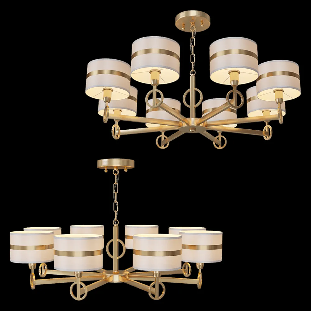 FAVOURITE – Chandelier Mateo 2634-8P 3ds Max