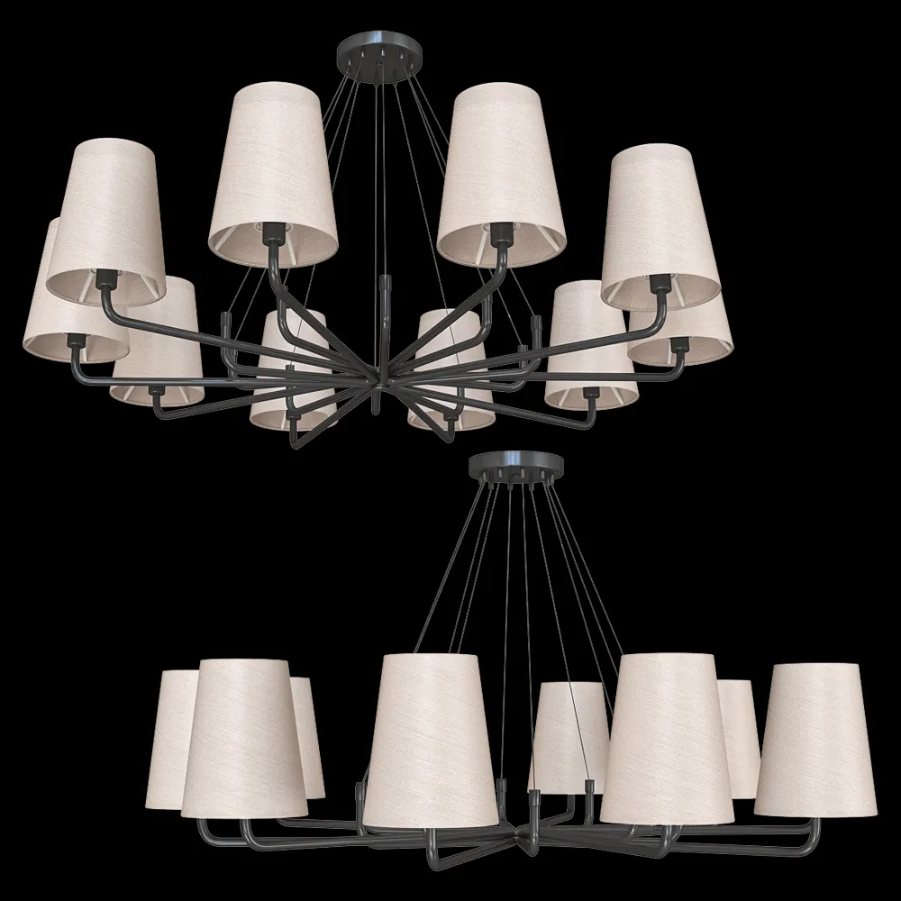 FAVOURITE – Chandelier Pfefferling 2364-10P 3ds Max