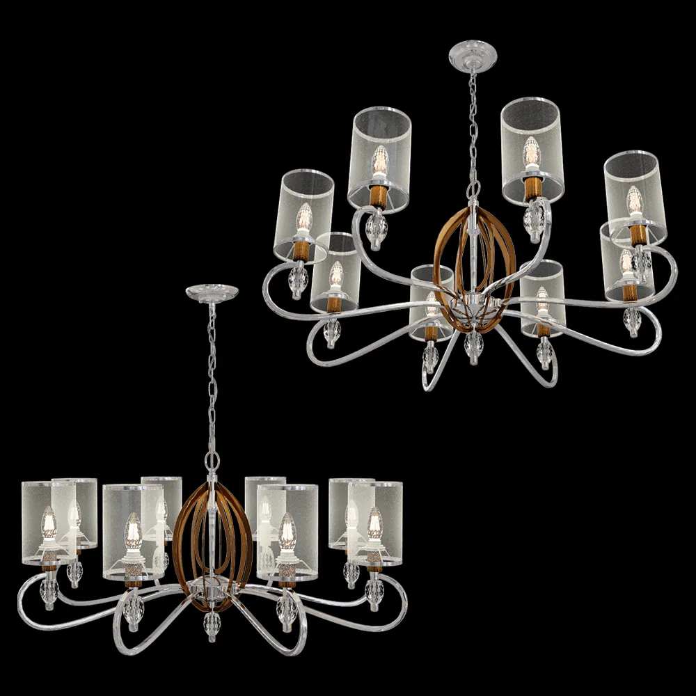 FAVOURITE – Chandelier Stine 2705-8P 3ds Max