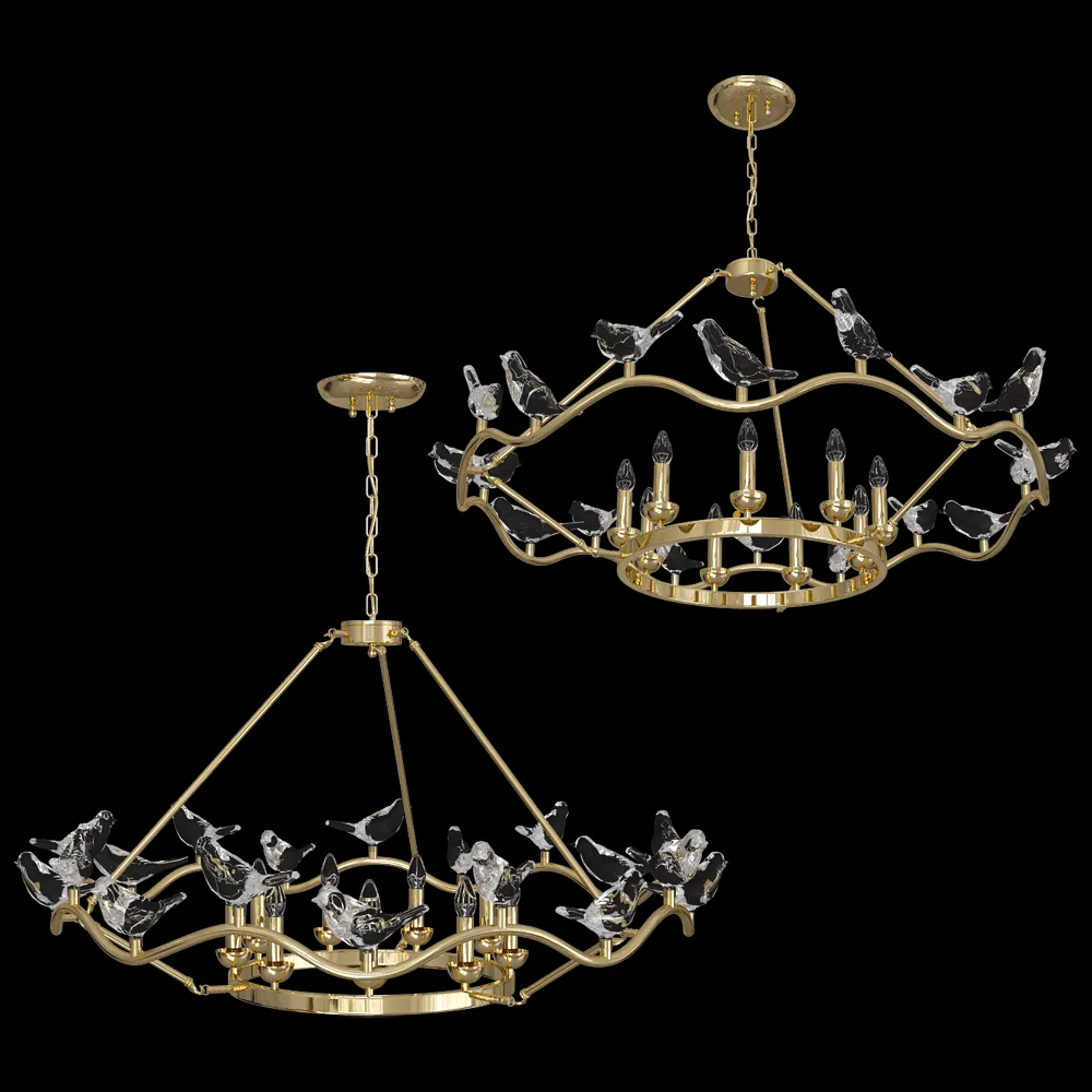 FAVOURITE – Люстра Pajaritos 1750-9P 3ds Max