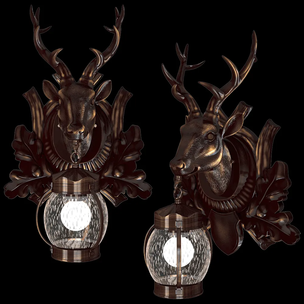 FAVOURITE – Street lamp Hunt 1849-1W 3ds Max