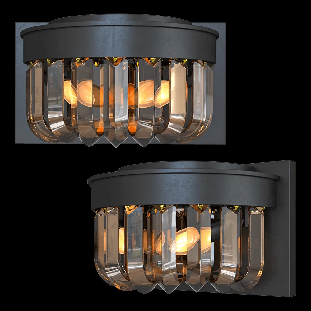 FAVOURITE – Wall lamp Amber 1657-2W 3ds Max