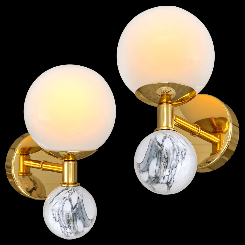 FAVOURITE – Wall lamp Sangamarmer 3010-1W 3ds Max