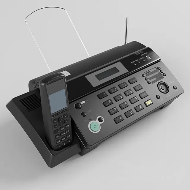 Fax Panasonic KX-FC968RUT 3DS Max Model