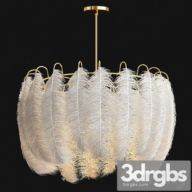 Feather pendant lamp