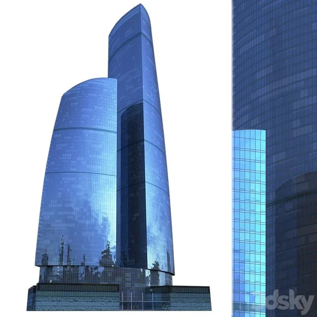 Federation Tower 3dsMax Model