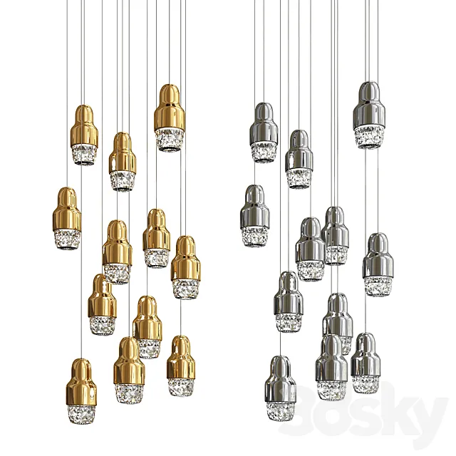 Fedoro Suspension Lights 3ds Max