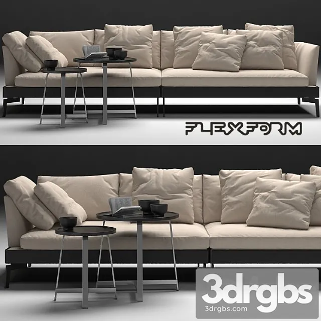 Feel good sofa flexform 2 3dsmax Download