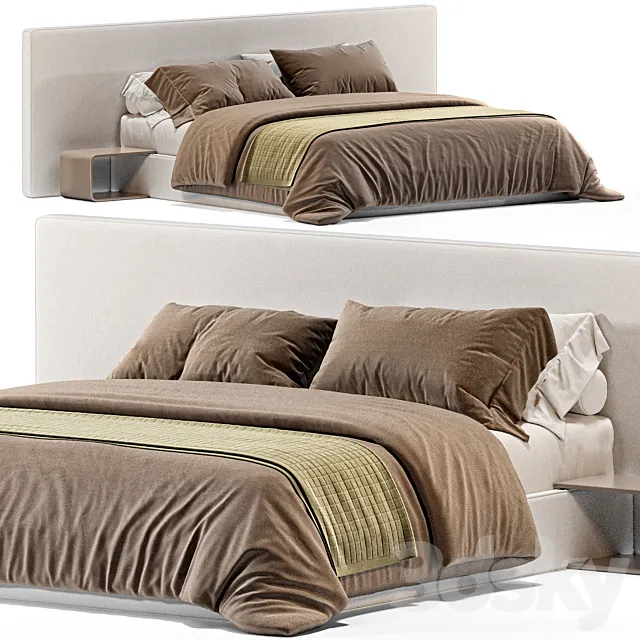 Felis Bowie Bed 3ds Max