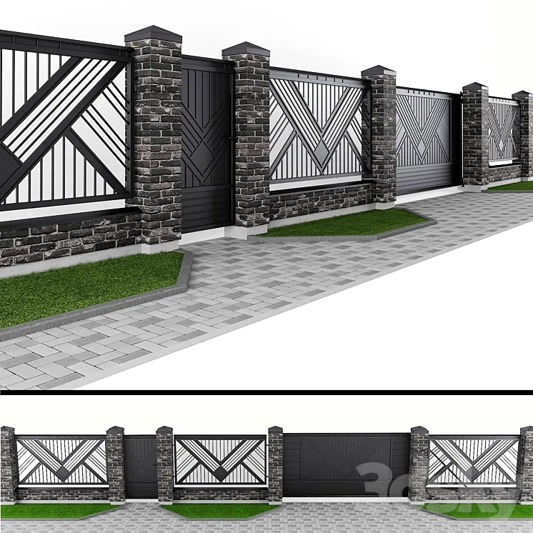 Fence 01 3DS Max