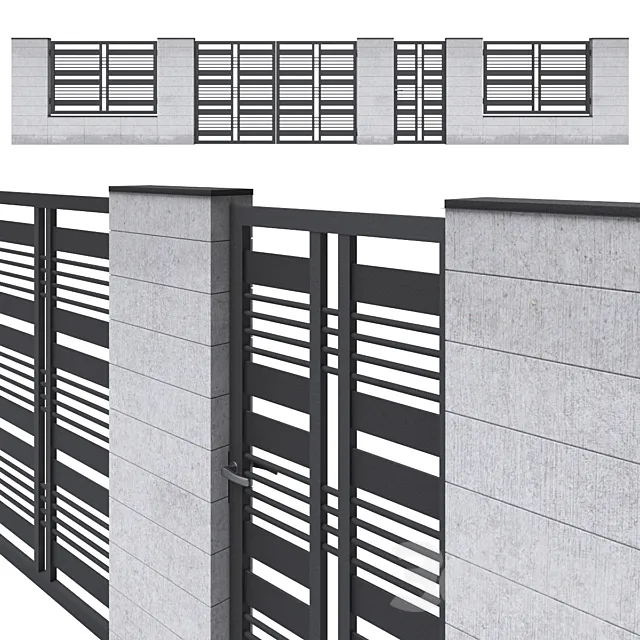 Fence 16 3ds Max