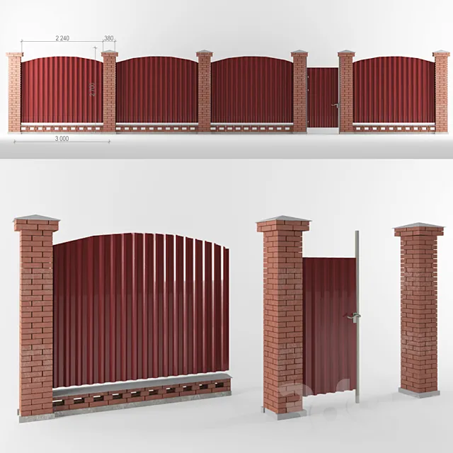 Fence 3ds Max