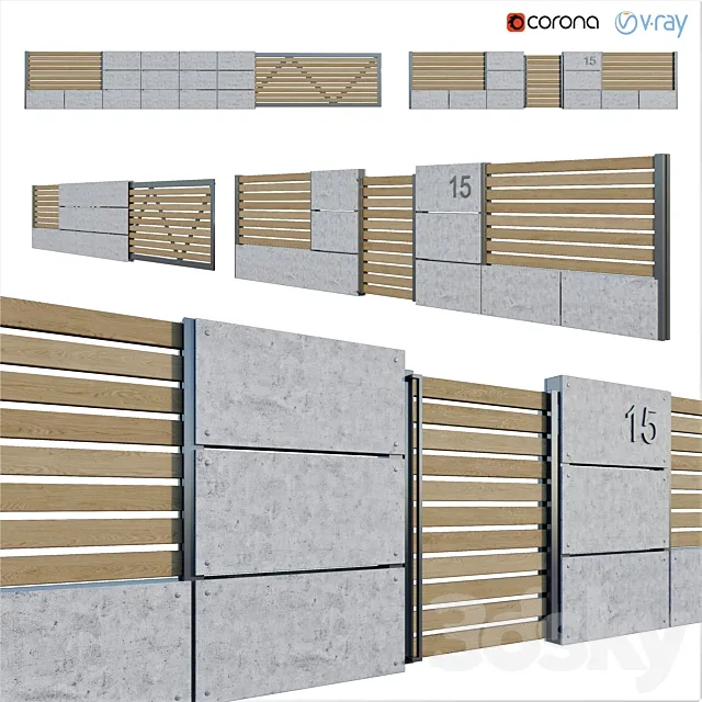 Fence _ Fence 3DS Max Model