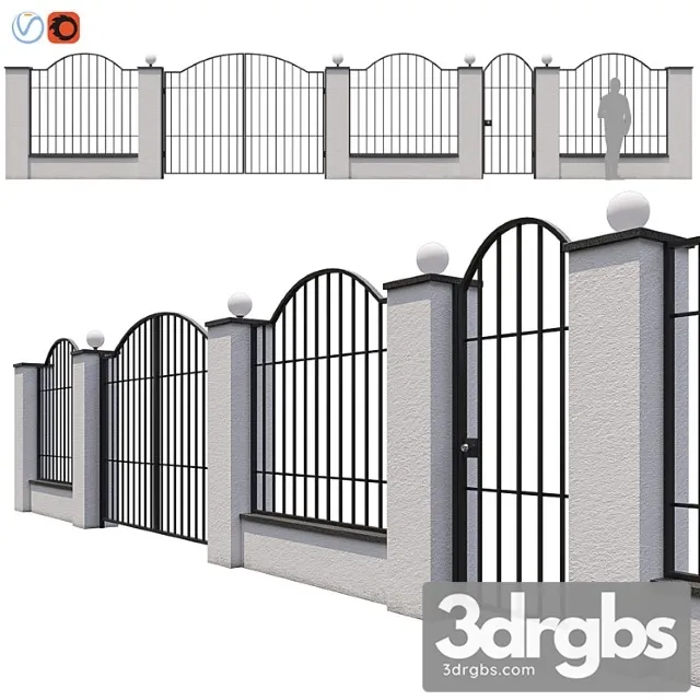 Fence Gate 03 3dsmax Download